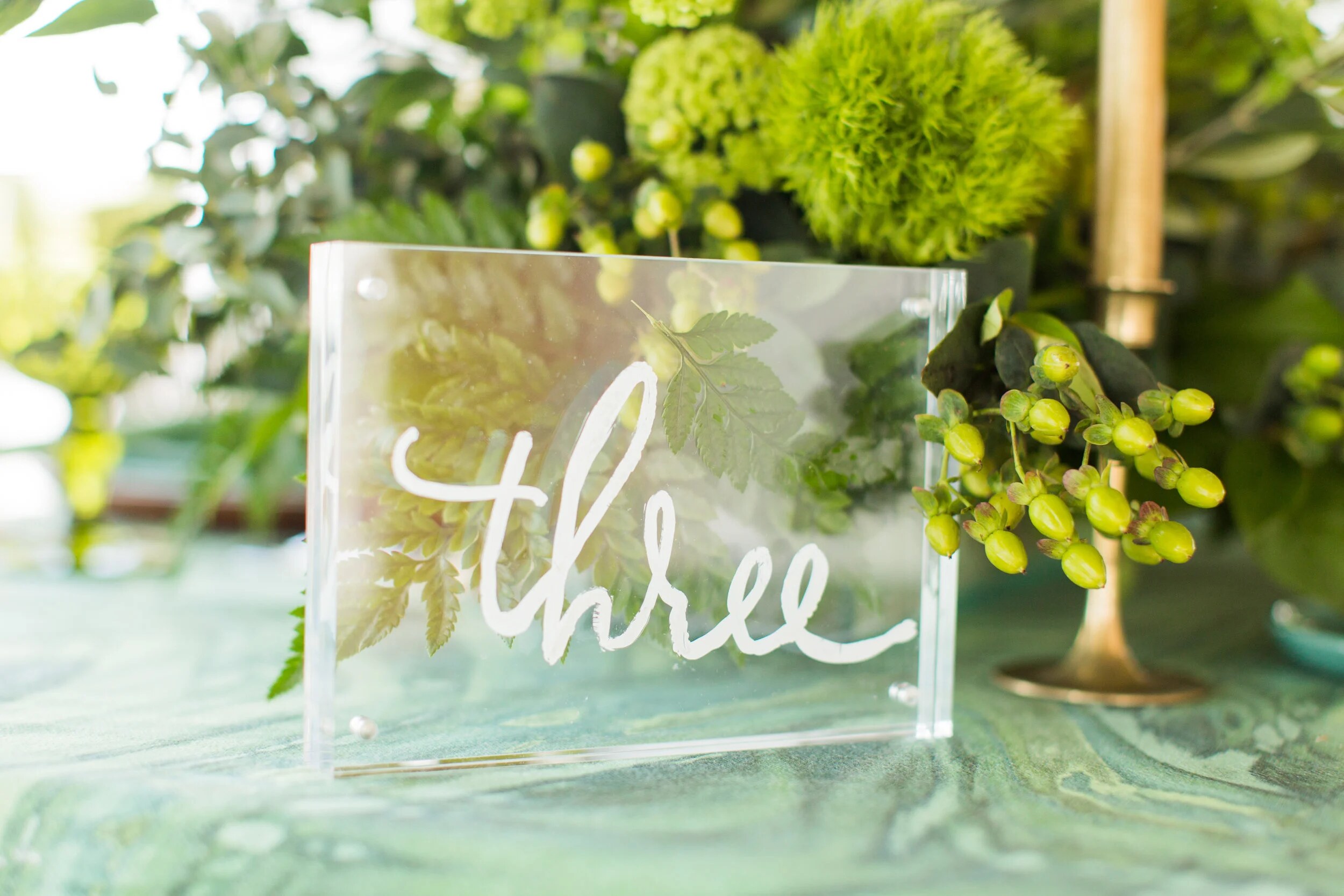 Garden-inspired floral tablescape by Wisteria Lane