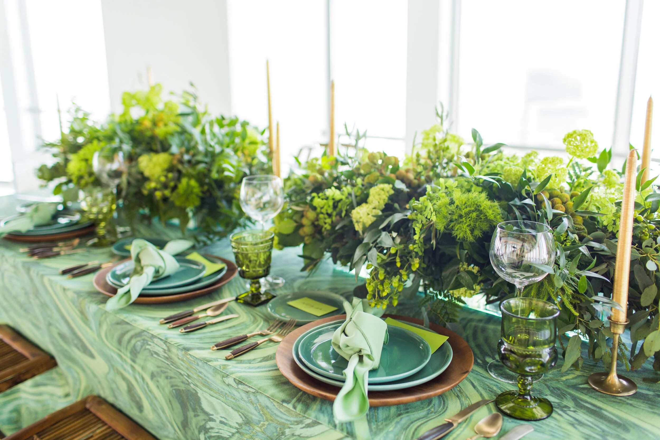 Romantic editorial arrangement in bloom