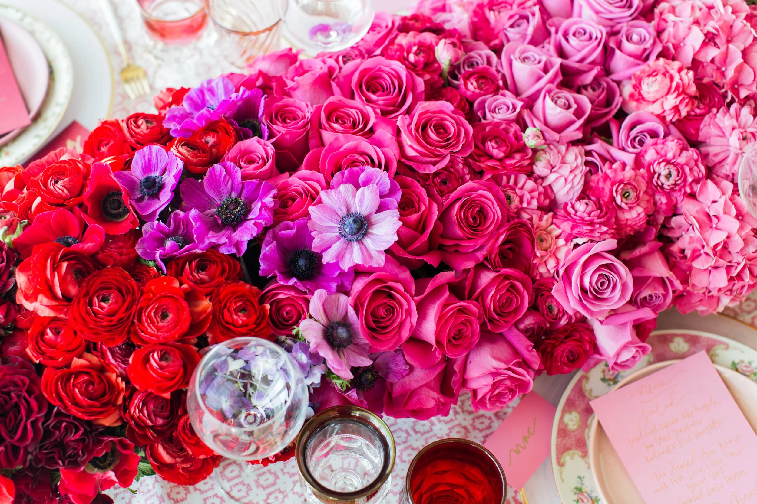 Luxury editorial floral styling by Wisteria Lane