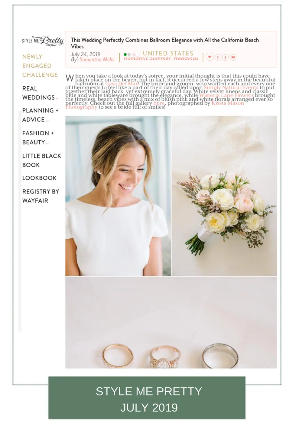Wedding Florist Los Angeles - Unique Wedding Flowers