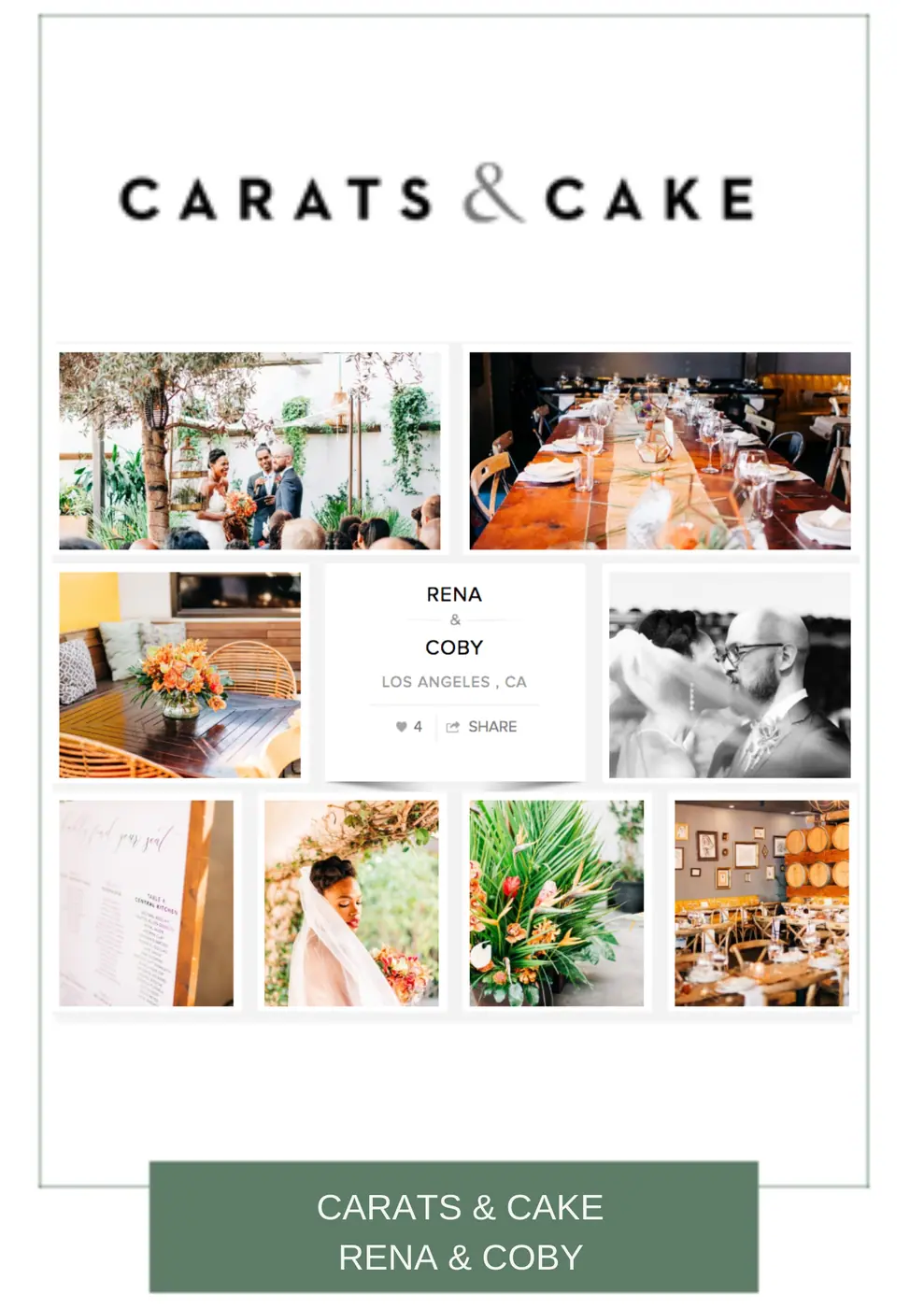 Wedding Florist Los Angeles - Unique Wedding Flowers