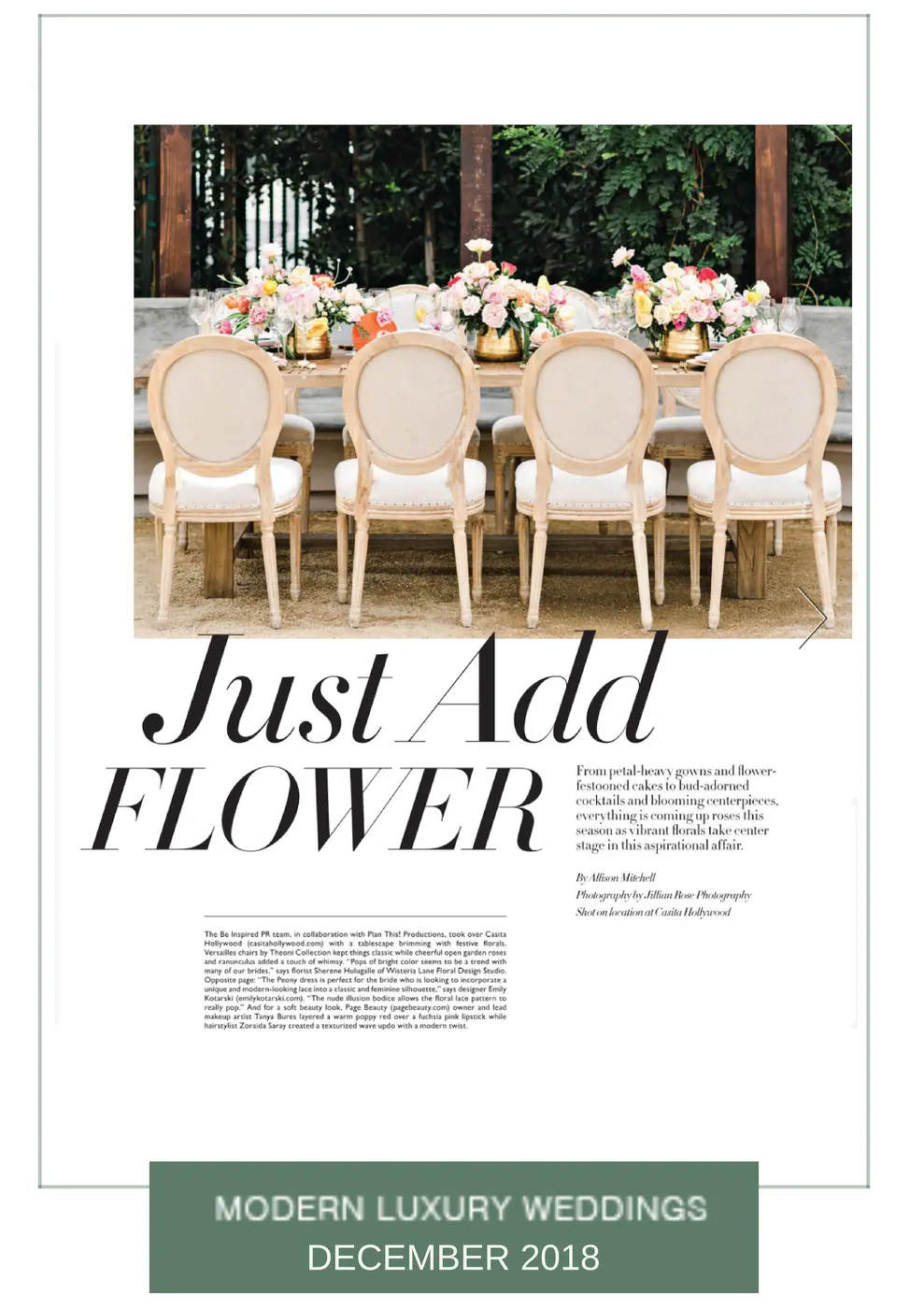 Wedding Florist Los Angeles - Unique Wedding Flowers